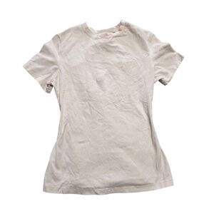 SKIMS COTTON JERSEY T SHIRT TOP Short Sleeve Barely Pink Small NWOT